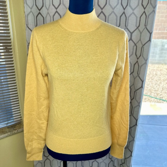 NEW! White + Warren Essential Sundial Cashmere Shrunken Mockneck Sweater - Picture 9 of 16